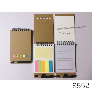 REF:MJ-W22051-50 BLOCO DE ANOTACAO ------------  CX :204PÇS/MIN:120MUL:12PÇS