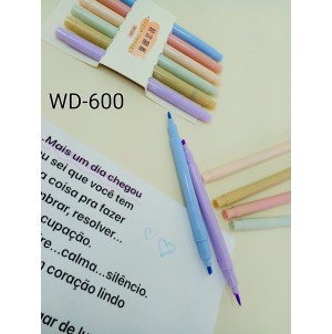 REF:WD-600 MARCADOR DE TEXTO COM PONTA DE FELTRO ----------- CX320PÇS/MINIMO80PÇS/MUL/80