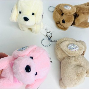 MJ-3574-10 CHAVEIRO DE METAL, COM PELUCIA.CX:300PÇS/SUB:60PÇS-MUL/12PÇS