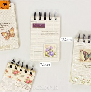 BLOCO DE ANOTAÇAO C/112 F. 12.2CM X 7,2CM MJ-H21349-10-CX:324PÇS /60PÇS   -MUL/12PÇS