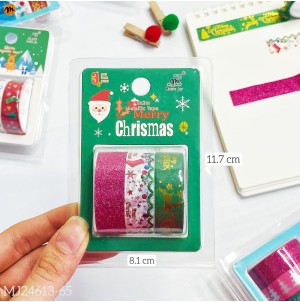 REF: MJ-J24613-65 FITA ADESIVA COM DESENHOS NATALINOS ------------ CX 288PÇS SUB 72PÇS MUL/24