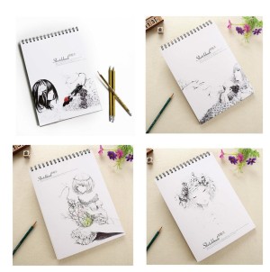 CADERNO PARA DESENHO 100g :A4-MJ6036-2