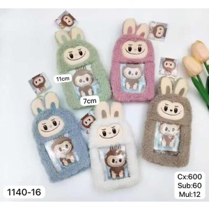 REF:MJ-1140-16 PORTA CRACHA LABUBU --------------------- CX:600PÇS/SUB:60PÇS/ MUL/12