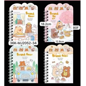 CADERNO. REF:36K2052-34 ------------- CX: 144PÇS/ SUB:36PÇS  -MUL: 12PÇS  